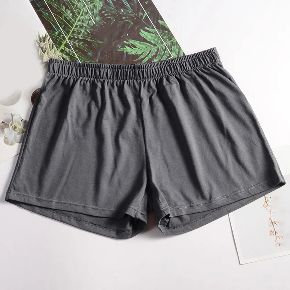 Men Oversized Soft Pure Cotton Middle Waist Boxer Briefs Pouch Underwear Shorts Trunks Underpants Breathable Casual Men's Boxer