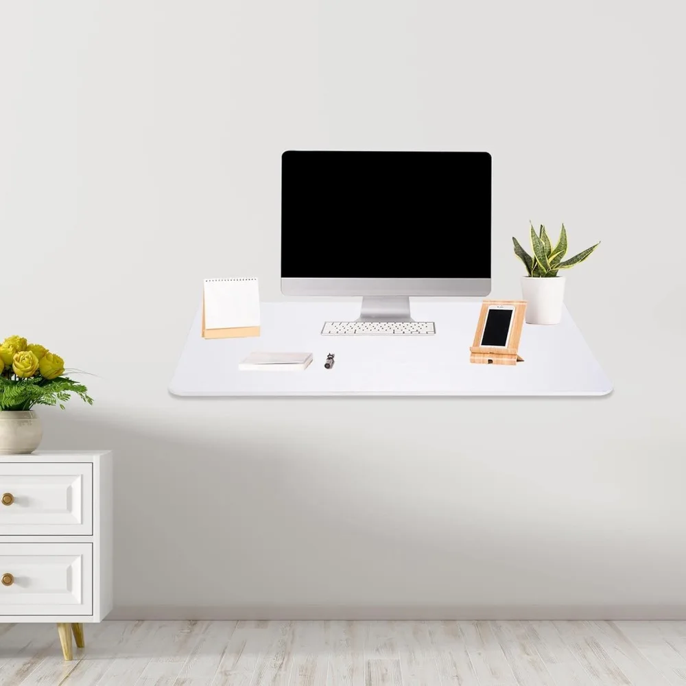 

Folding Wall Desk, Wall Mounted Suspended Desk, Wooden School Desk Suitable for Small Spaces