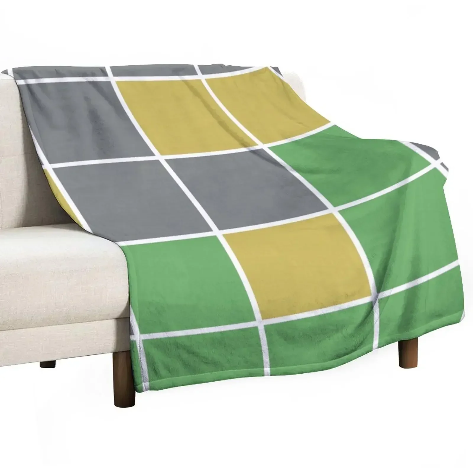 WORDLE Throw Blanket Camping For Baby Soft Plush Plaid Blankets