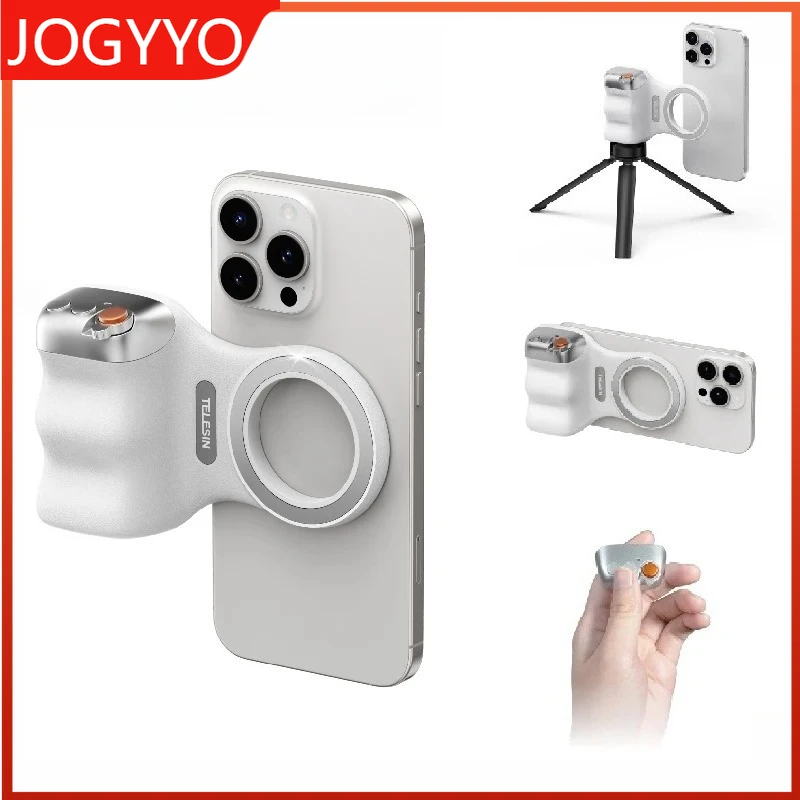 

TELESIN Magsafe ручка магнитный телефон камера съемка держатель телефона помощь для стрельбы ручка дистанционного управления для iPhone SAMSUNG HUAWEI