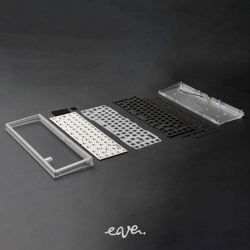 Swagkeys EAVE65 Wired Single-mode Mechanical Keyboard Custom PC Injection Molding Kit RGB Hot-swap Gasket Hand on Set Teclado
