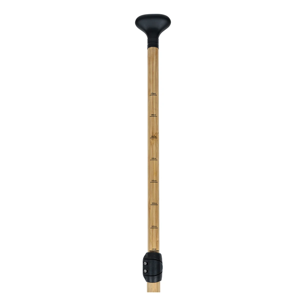 Carbon Fiber/Glass Hybrid SUP Paddle - Ultra-Light For Inflatable Boards | Bamboo Design Water Sports Accessory