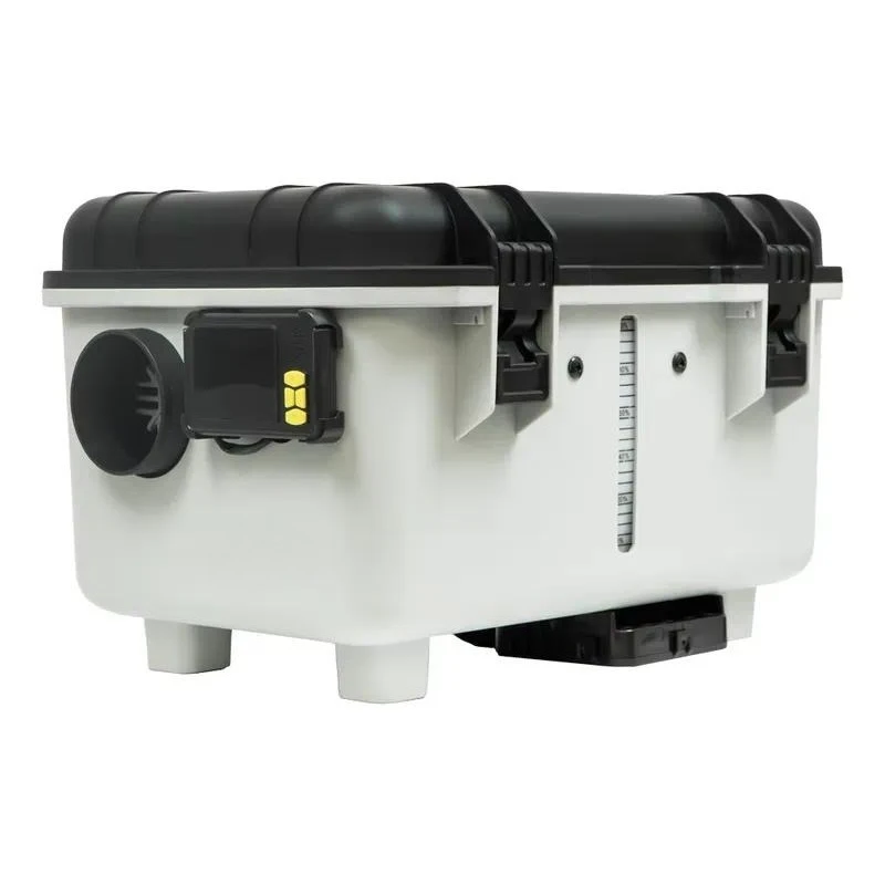 Portable integrated heater for car parking, with LCD display and complete accessories