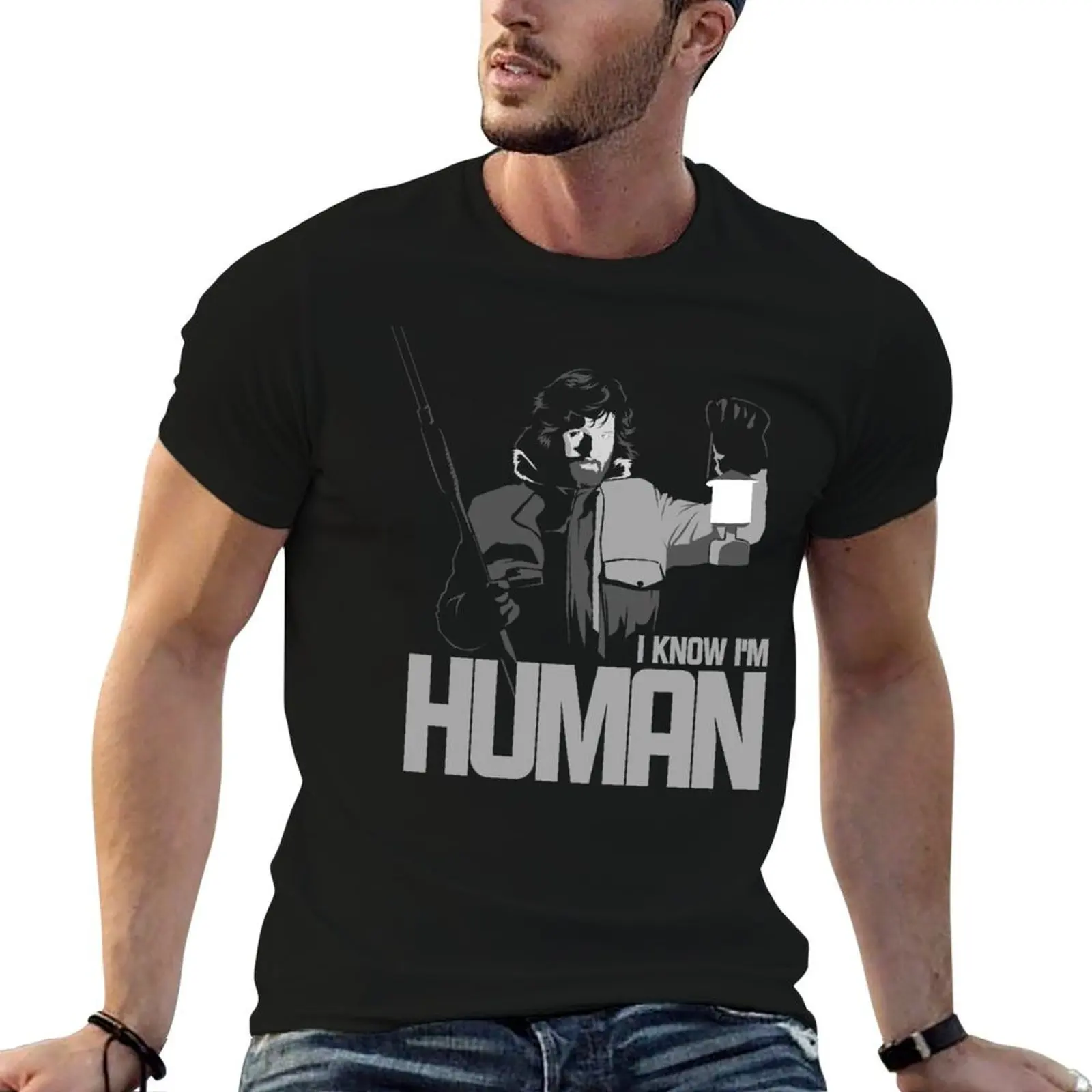 

I Know I'm Human T-Shirt t shirt man luxury man t shirts high quality luxury brand T-Shirt