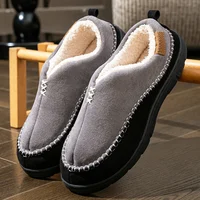 Pantoufles pour hommes de la marque Mark Line, avec semelle antidérapante en TPR, douces, chaudes, confortables et de haute qualité, idéales pour une utilisation en intérieur. 6