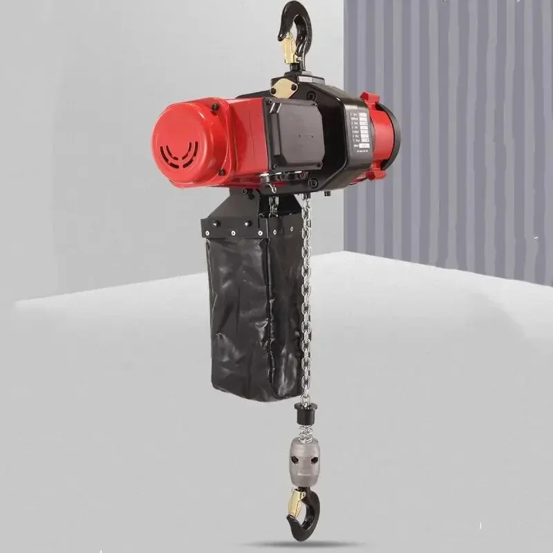 Маленькая алмазная кольцевая цепь с регулируемой скоростью, электрическая таль, 0,5 тонны, 1 тонна, грузовой лифт, бесщеточный крановый цепной цепь, частота