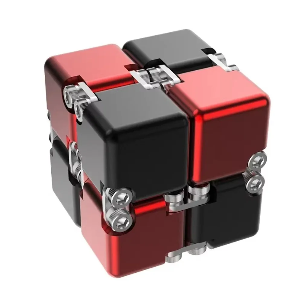 Fashion Metal Infinite Magic Cube New Unique Upgraded Disassembled Assembled Developing Intelligence Decompression Toy