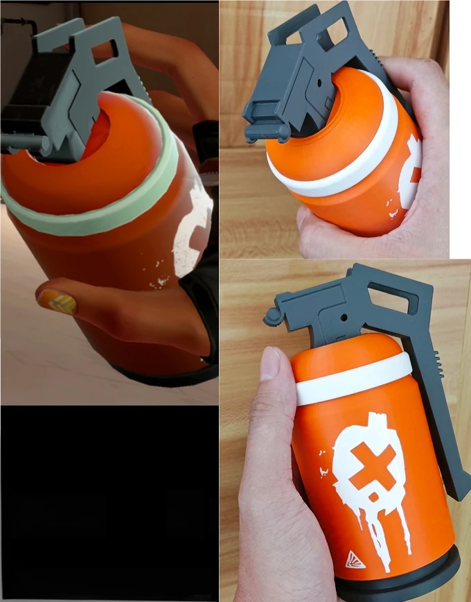 

VALORANT Raze Grenade PVC Cosplay Prop Non Harmful Cos Only Decor Collectible Model Gift For Valorant Game Collect Fans In Stock