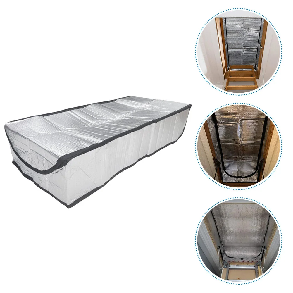 

Attic Stairs Insulation Cover Thermal Foil Protective Seal Dustproof Easy Installation Versatile Use Loft Door Isolator