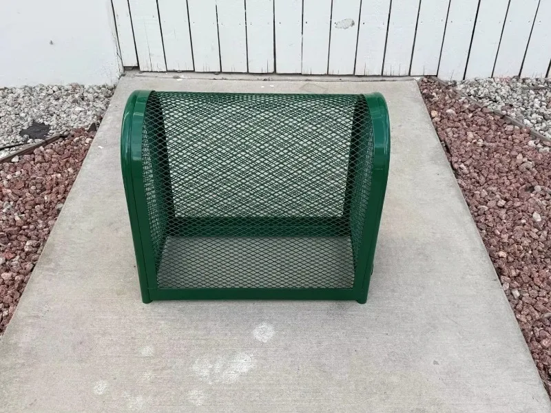 Expanded metal steel protective anti-backflow anti-theft safety cage External safety cage