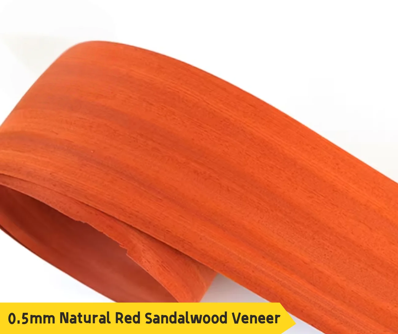 1pcs  0.5mm  Natural Red Sandalwood Wood Veneer Sheets Musical Instrument Decoration