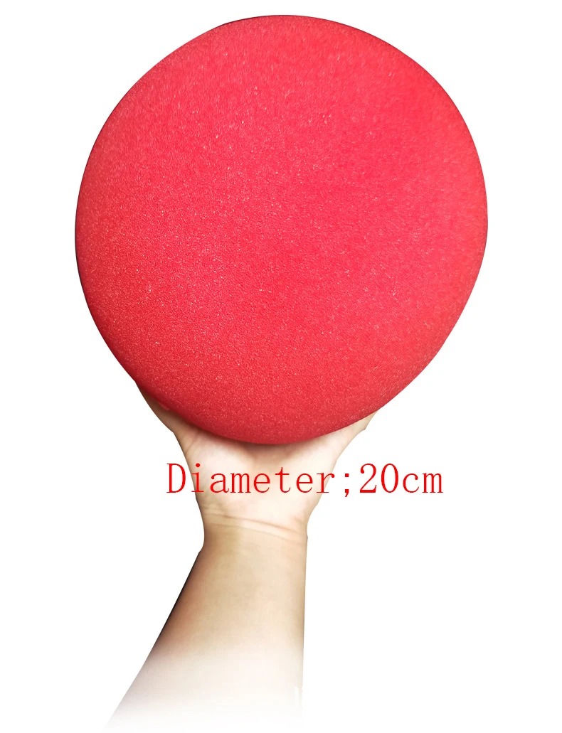 1 Pcs Oversized Red Magic Sponge Ball (20cm Diameter) Magic Tricks Soft Ball Excellent Elasticity Classic Ball  Close Up Magic