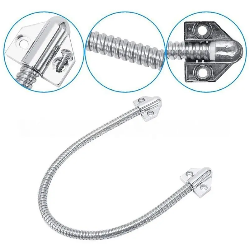 SQPP-Triangular Bracket Spring Tube Door Line Protection Anti-Pinch Guard Device For Security Door Retrofitting