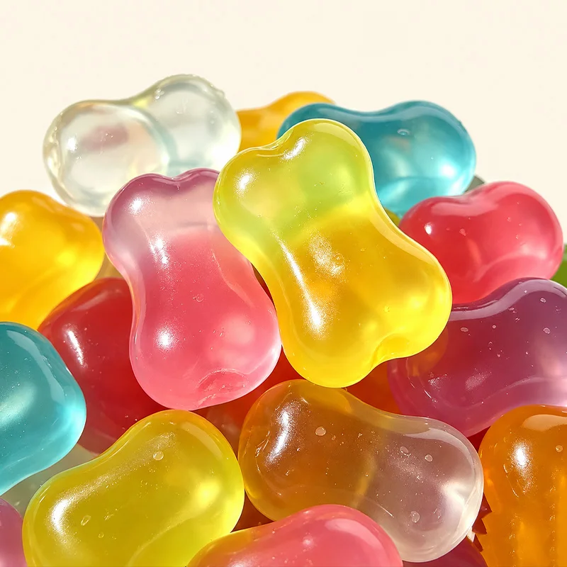 Transparent Soap Squishy Toy Colorful Slow Rising Soft Gel Stress Relief Fidget Cute Sensory Decompression Gift for Kids Adults