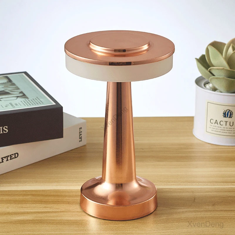 Cordless Bar Table Lamp Touch Sensor Rechargeable LED Desktop Night Light Dimmable Restaurant Cafe Dinner Lamps Table Desk Light