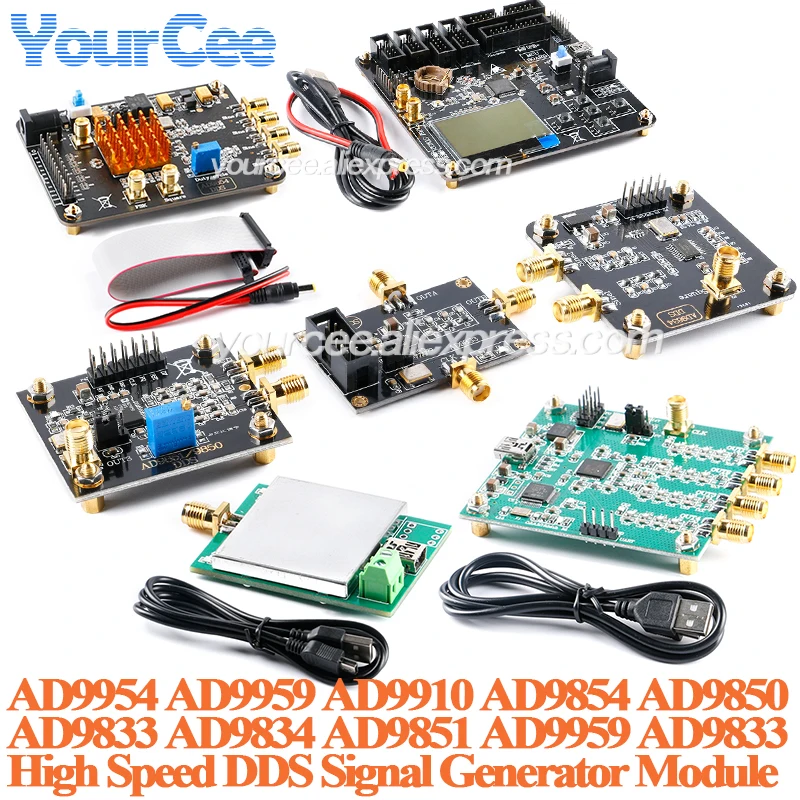 High Speed DDS Signal Generator AD9834 AD9959 AD9833 AD9850 AD9854 AD9910 AD9954 AD9851 AD9959 AD9833 Development Board Module