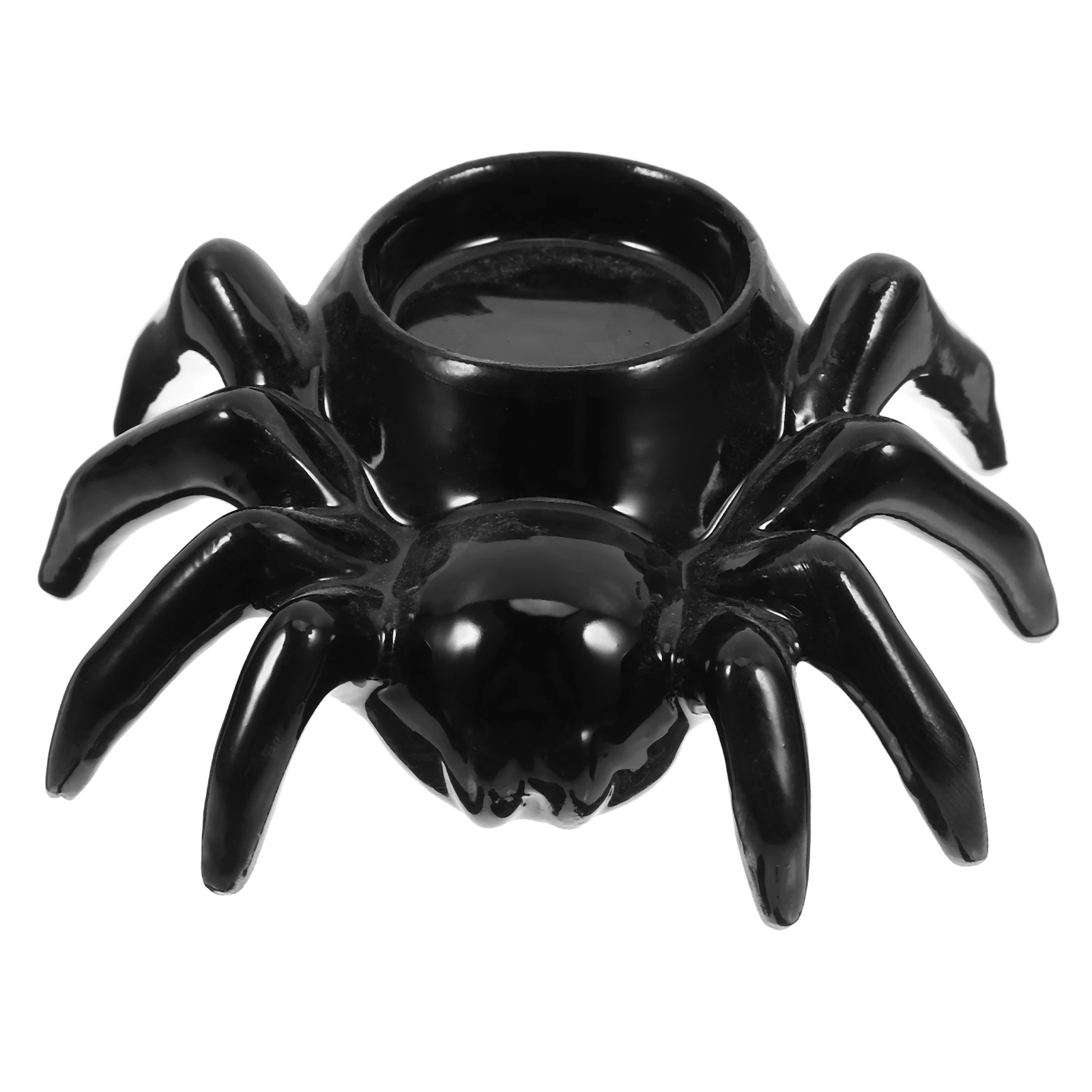 

Cold Water Bottle Ceramic Spider Candlestick Halloween Decorations Ceramics Holders Décoration