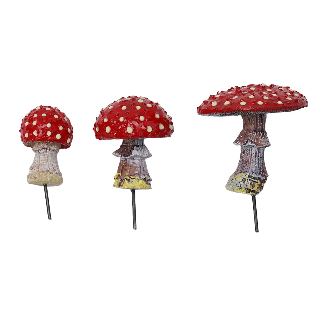 Create a Fairy Tale Garden Handcrafted Luminous Resin Mushroom Ornaments Bring and Fun to Your Outdoor Space Create
