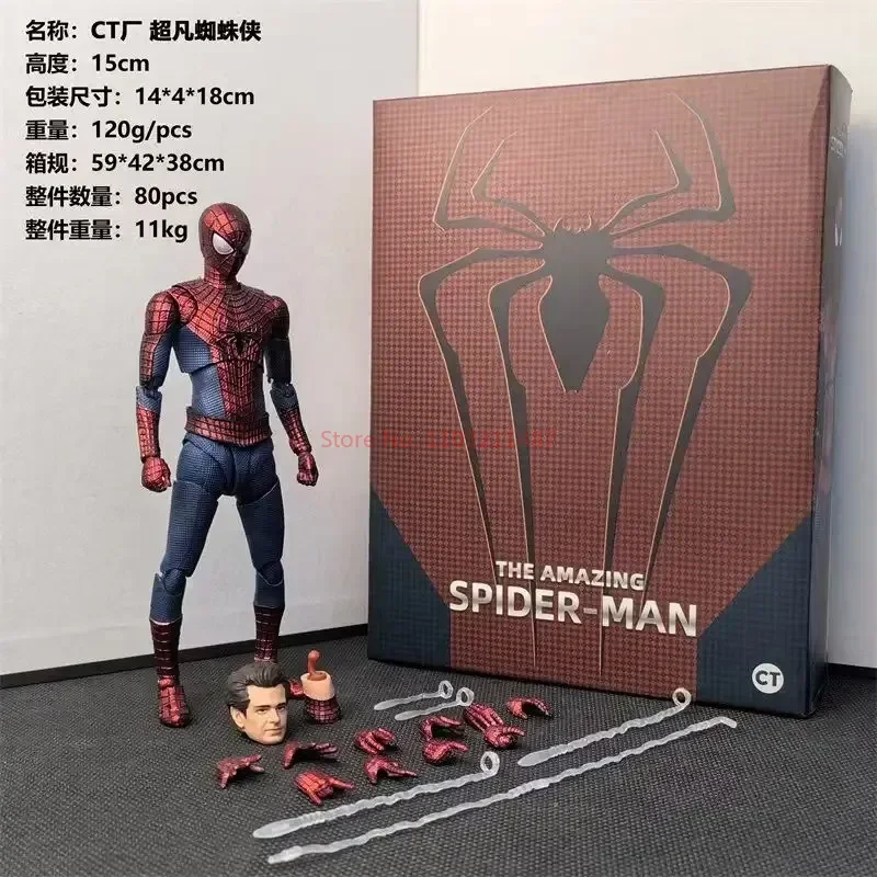 The Amazing Spider-Man Action Figures S.H.Figuarts Andrew Garfield Spiderman Shf Ct Statue Figurine Model Gifts Toys