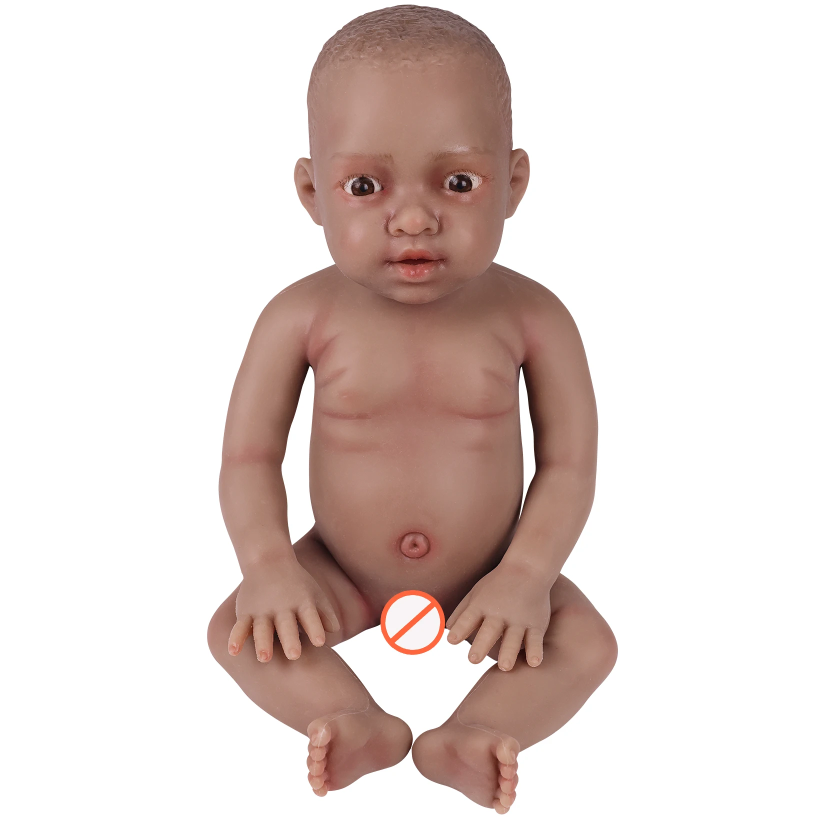 Silicone Realistic Newborn Baby Dolls Boy 43CM Silicone Full Body Soft Touch Toys and Gift for Kids