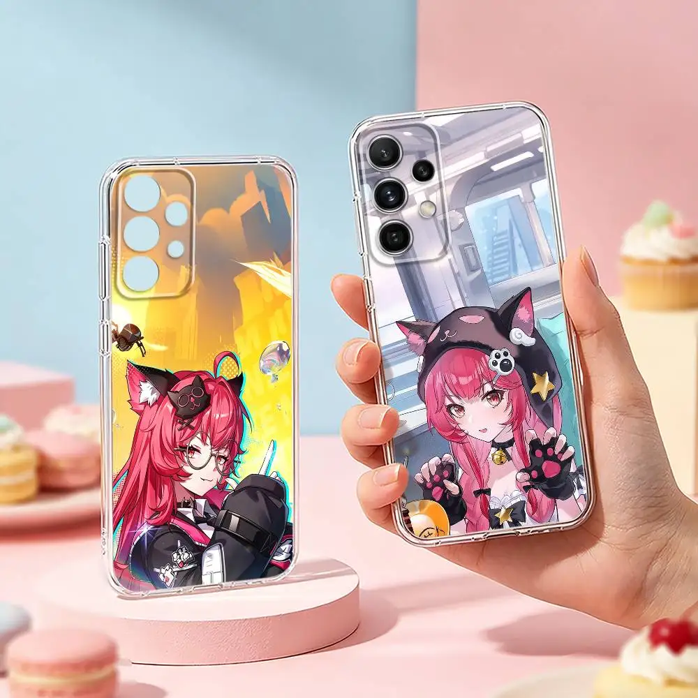 NTE N-Nanally phone Case For Samsung S25,24,21,22,23,30,Ultra,20,Plus,Fe,Lite,Note Transparent Cover