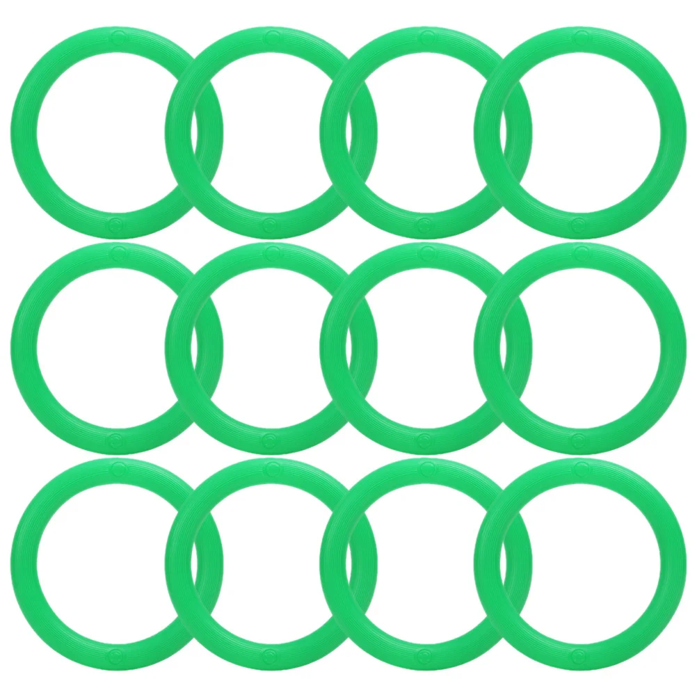 12 قطعة عرض الفواكه حامل حلقي عدم الانزلاق حامل البطيخ المستديرة لسوبر ماركت Cantaloupe تحديد قاعدة كرة السلة هوب ديكور