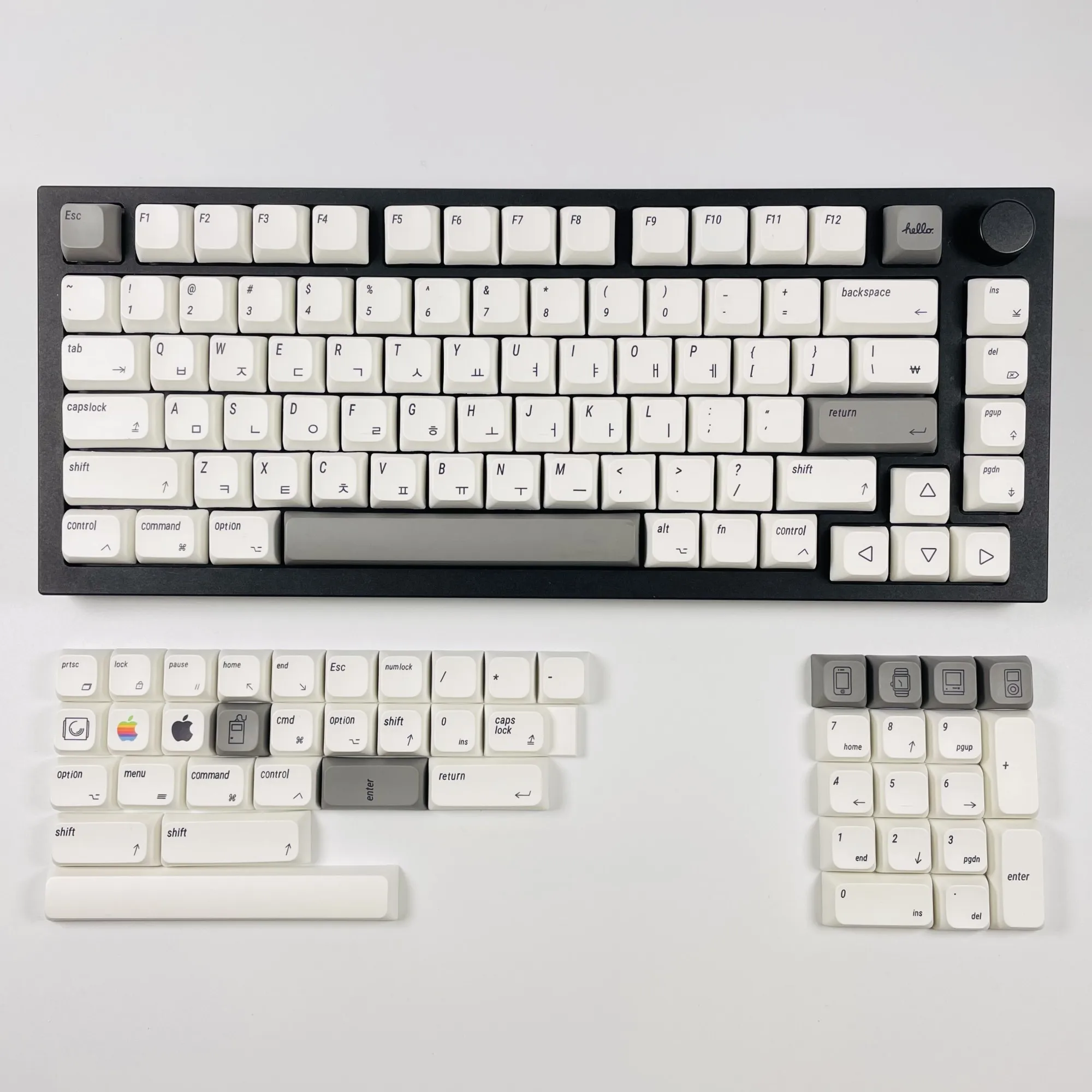 Apple MAC Keycaps XDA PBT Engels/Japans/Russisch/Koreaans 127 toetsen/set voor Cherry MX Keycap voor DIY aangepast mechanisch toetsenbord