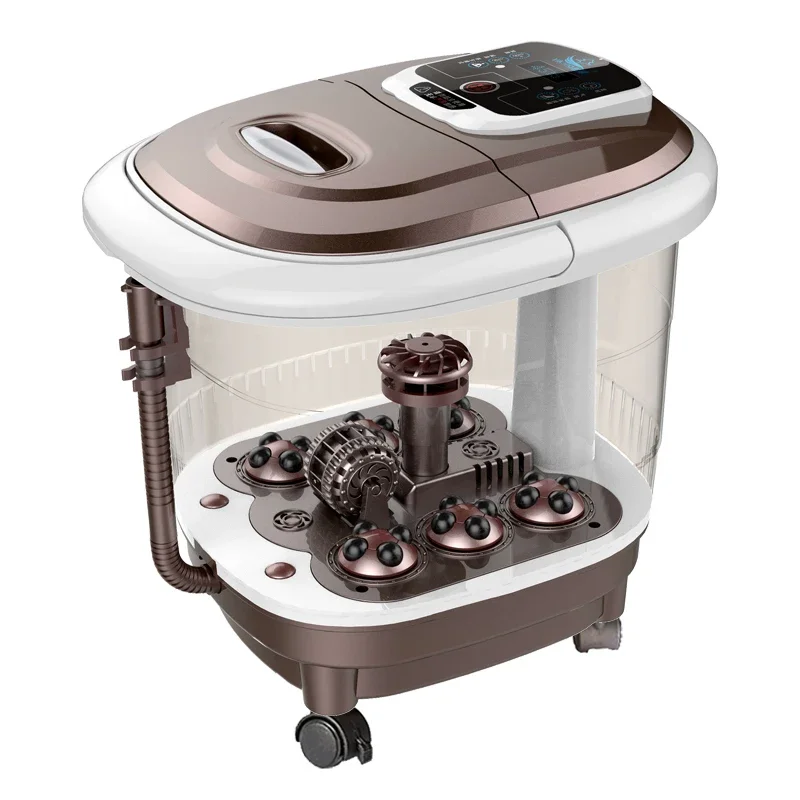 

Enjoy Foot Bath Spa Massage With Temperature Display