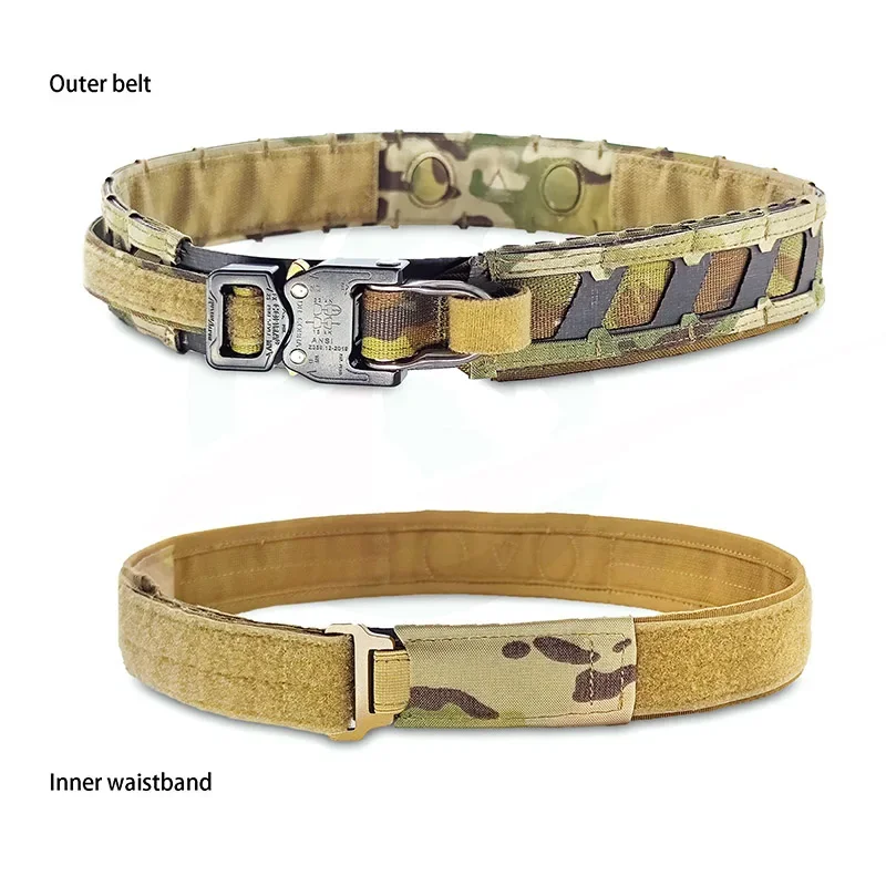 

Nylon tactical magnetix battle belt, multi-color wide 5cm MOLLE magnetic belt quick slot