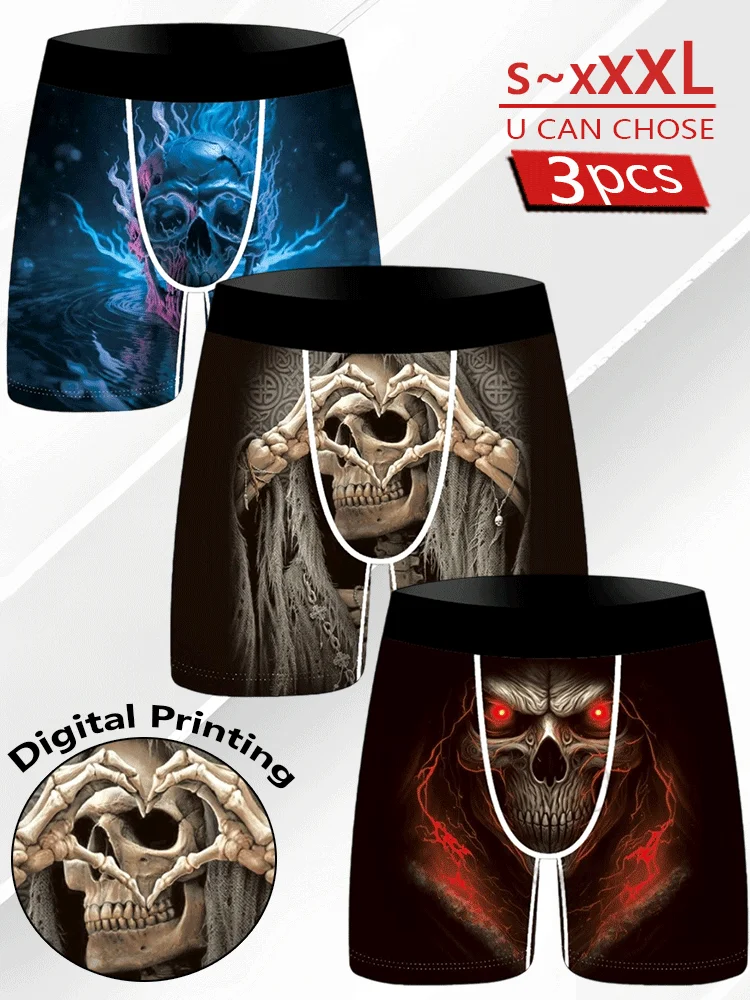 

3 шт. мужское нижнее белье дышащие полиэстеровые нейлоновые мужские боксеры модные мужские трусы с принтом Falcon мужские плавки трусы-боксеры