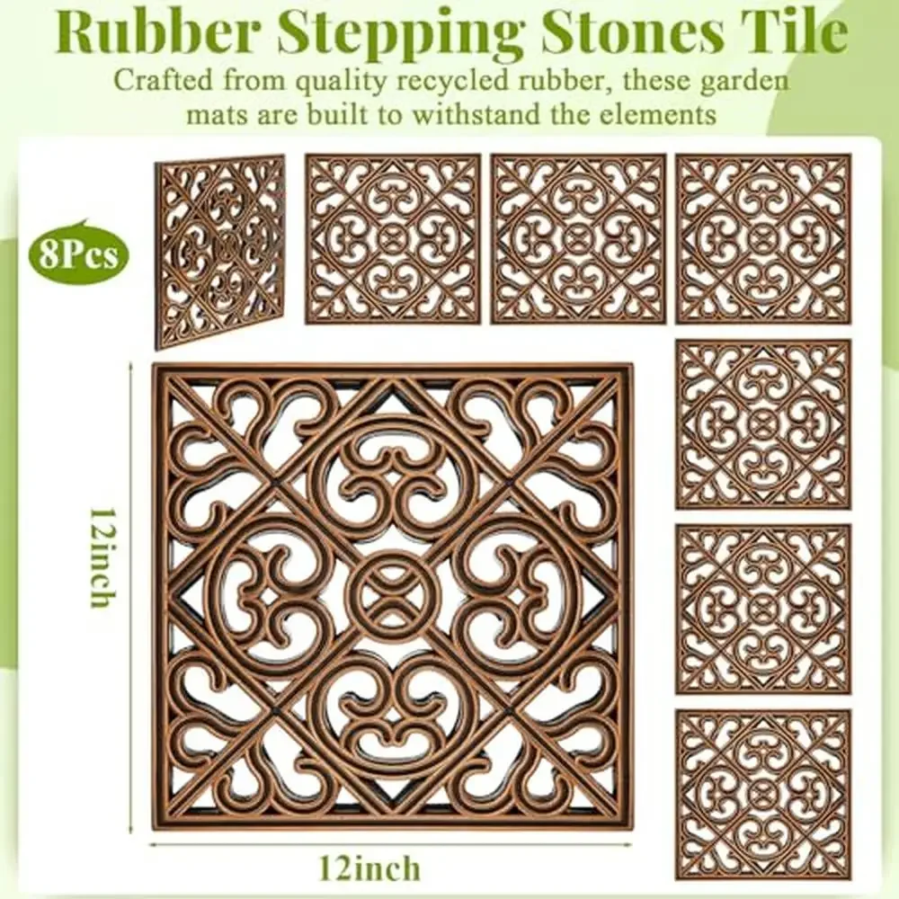 Rubber Stepping Stones 12