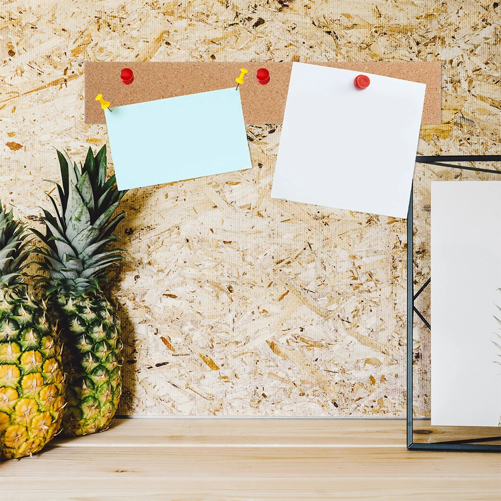 

10Pcs Frameless Cork Memo Board Strips Self-Adhesive Cork Strips for Home Office Wall Bulletin Boards Photo Display