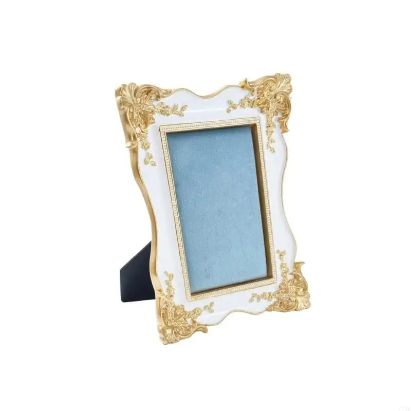 Decorative Jewelry Display Stand with Soft Lined Panel, Earring Holder Frame for Vanity, Dresser, Bedroom Home Use