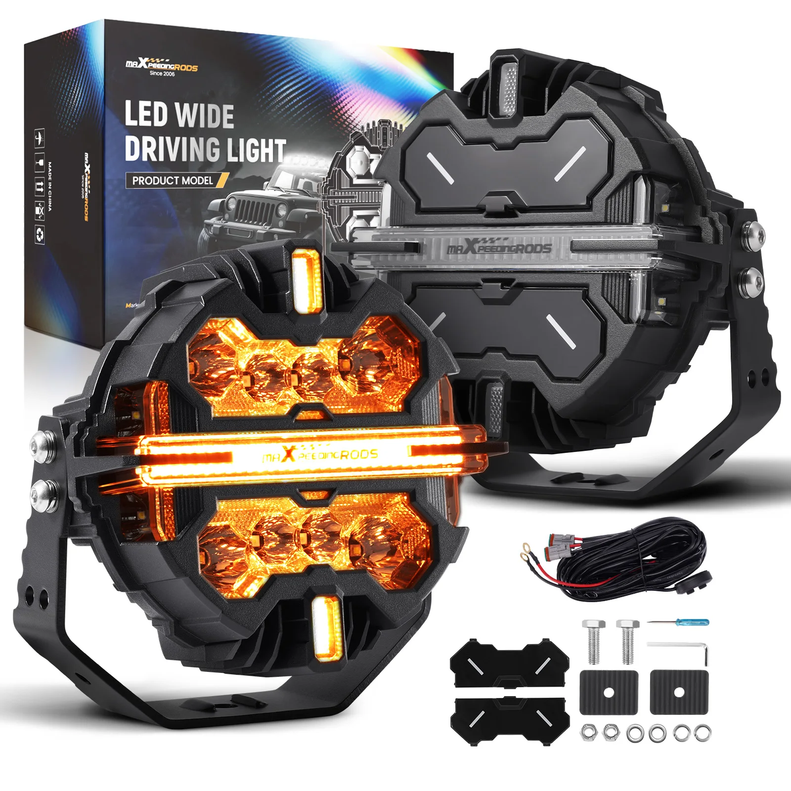 MaXpeedingrods 7inch LED Driving Light Bar 7