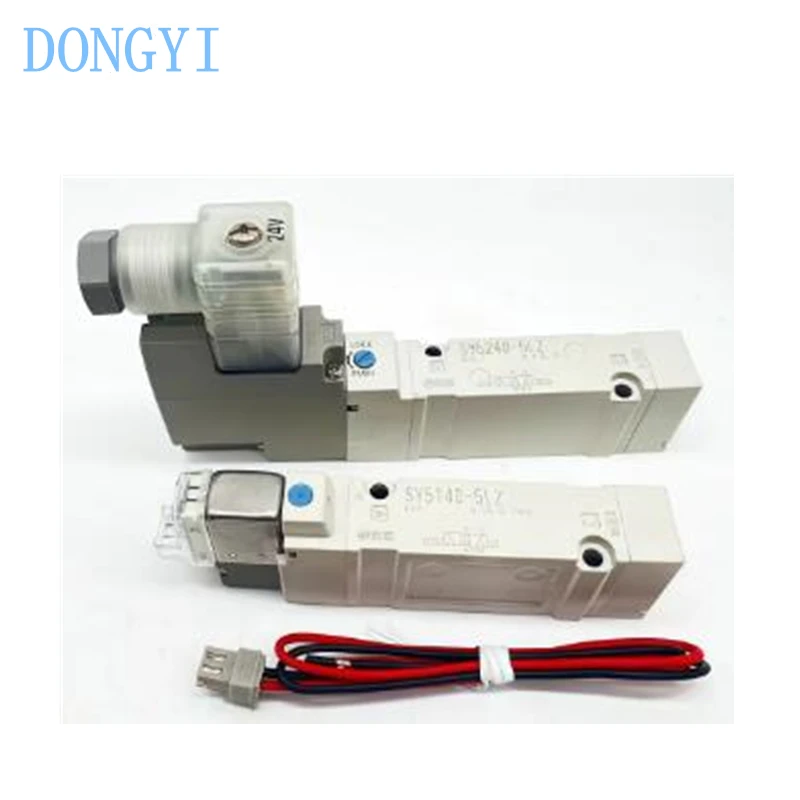 5 Port Solenoid Valve SY5000 SY5340 SY5340-5LZ 5LOZ 5LZD 5LZE 5GZ 5GD 5GZE 5MZ 5MZD 5MOZ 3DZD 4DZD 5DZD 6DZD SY5340-5DZD/5LZD-02