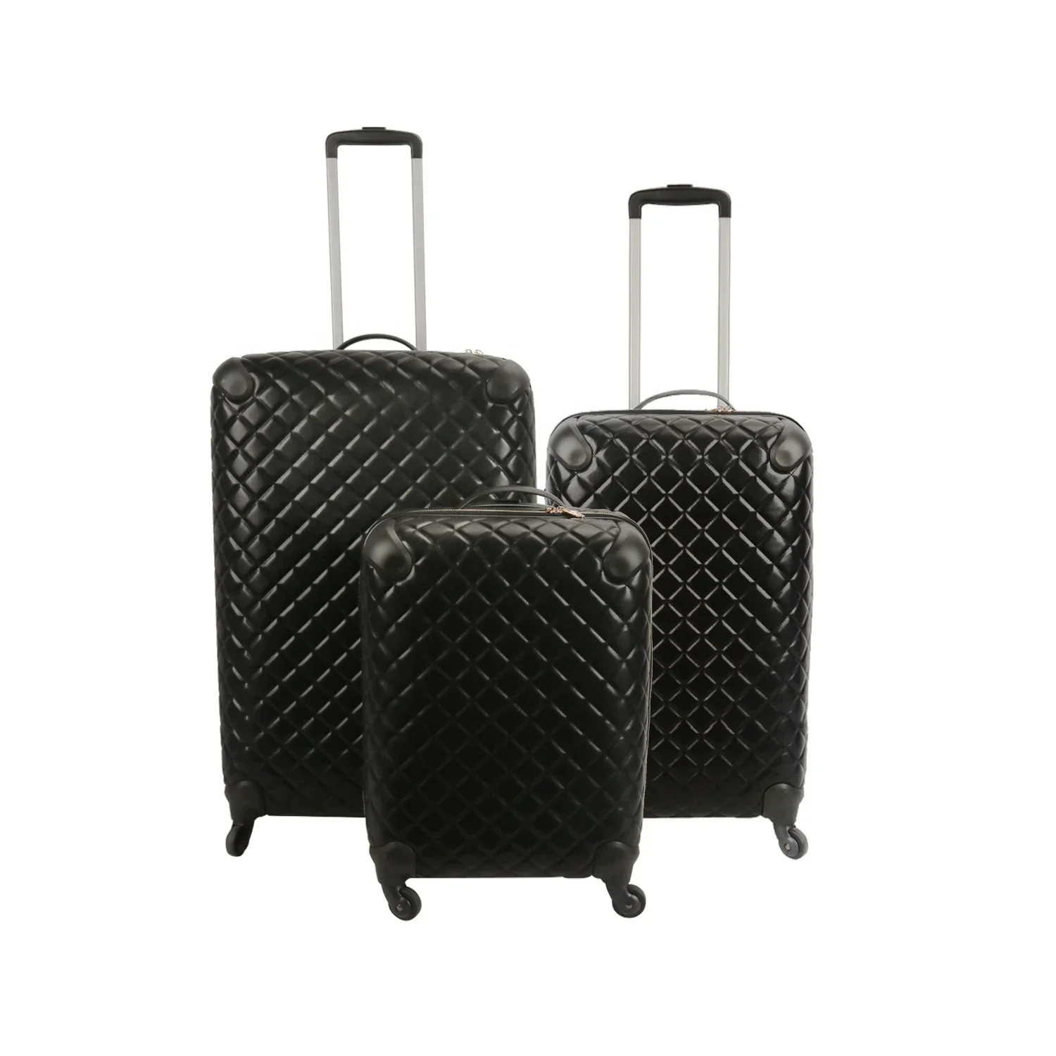 PU custom trolley spinner luggage bag 4 sets travel suitcase sets 20 24 28 trolley luggage bag sets