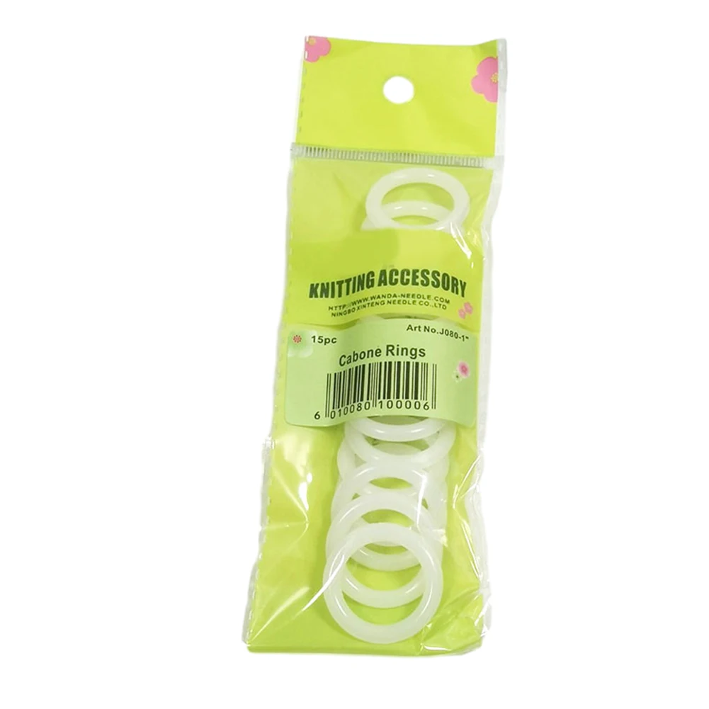 Plastic Crochet Ring Hooks for Handbag DIY Craft Accessories Different Sizes Available Convenient Storage Package