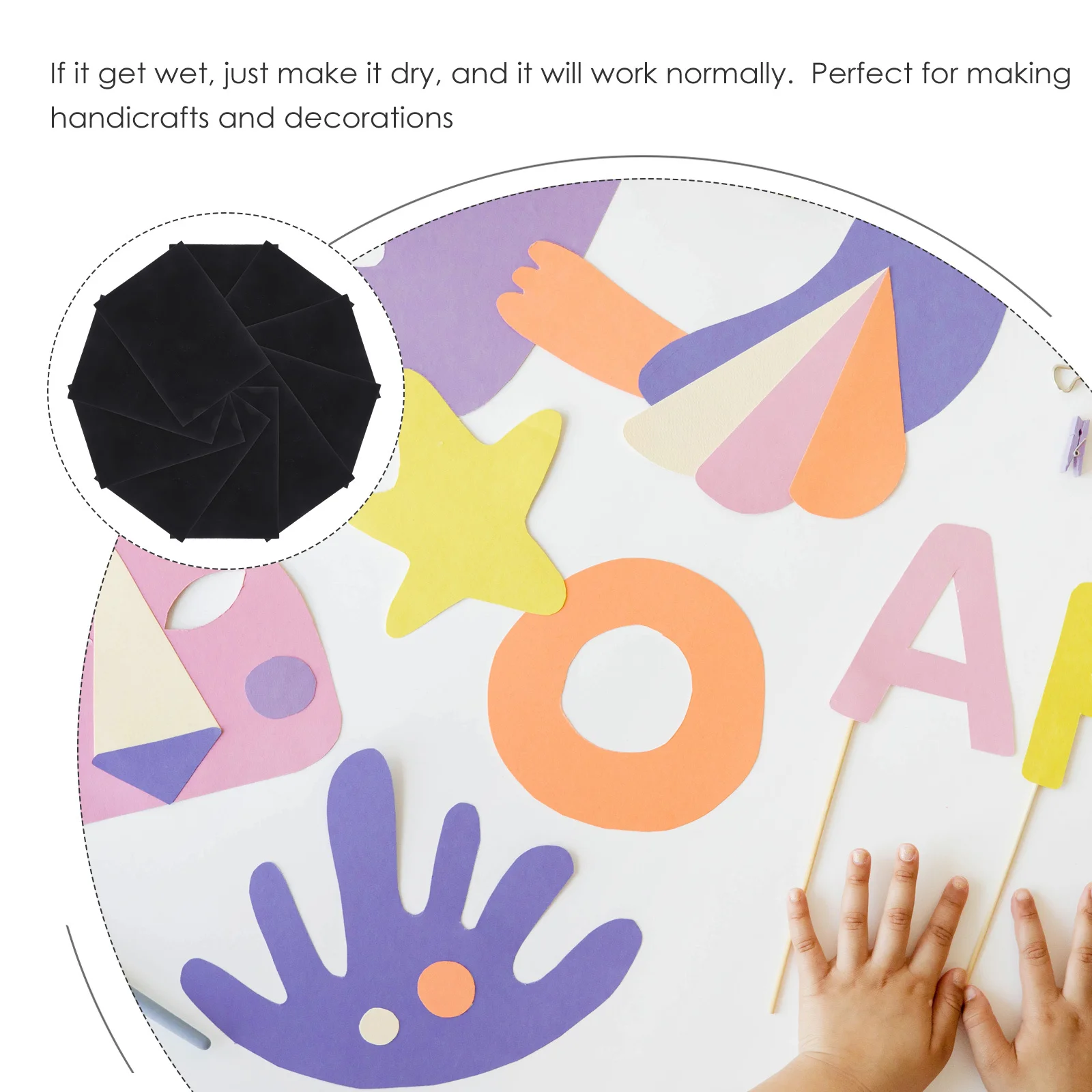 

Furniture Leg Pads Black Self Adhesive For Diy Craft Making Repair Smooth Black Felt Sheets Craft Felt Sheets