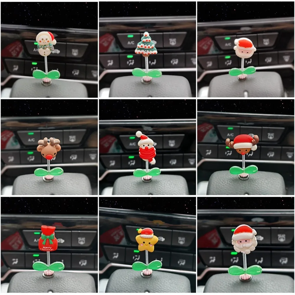 Лось-автомобильные-украшения-автомобильные-аксессуары-кукла-рождественское-украшение-для-автомобиля-тряска-головы-Санта-Клауса-миниатюры-парфюмерный-зажим-декор-Рождество