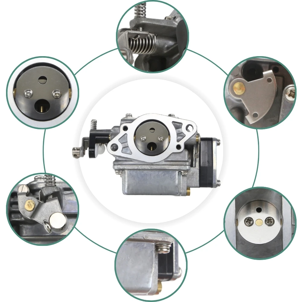 For Yamaha 2 Stroke 9.9HP 15HP Outboard Motor Carburetor Assy Boat Motor 6B4-14301-00 - Image 3