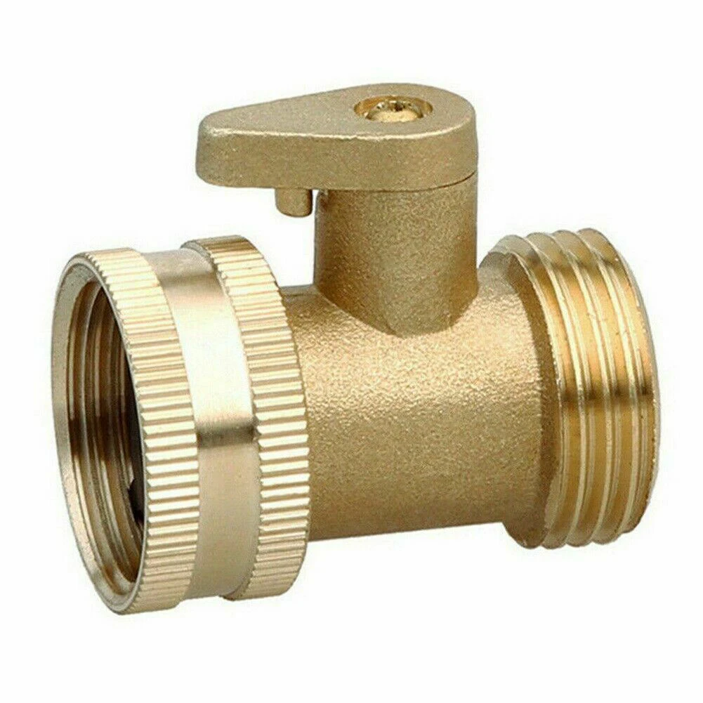 

3/4 Inch Garden Hose Adapter Shut Off Ball Valve Copper Faucet For Garden Watering Coupler Joint Connect Repair Shut Off