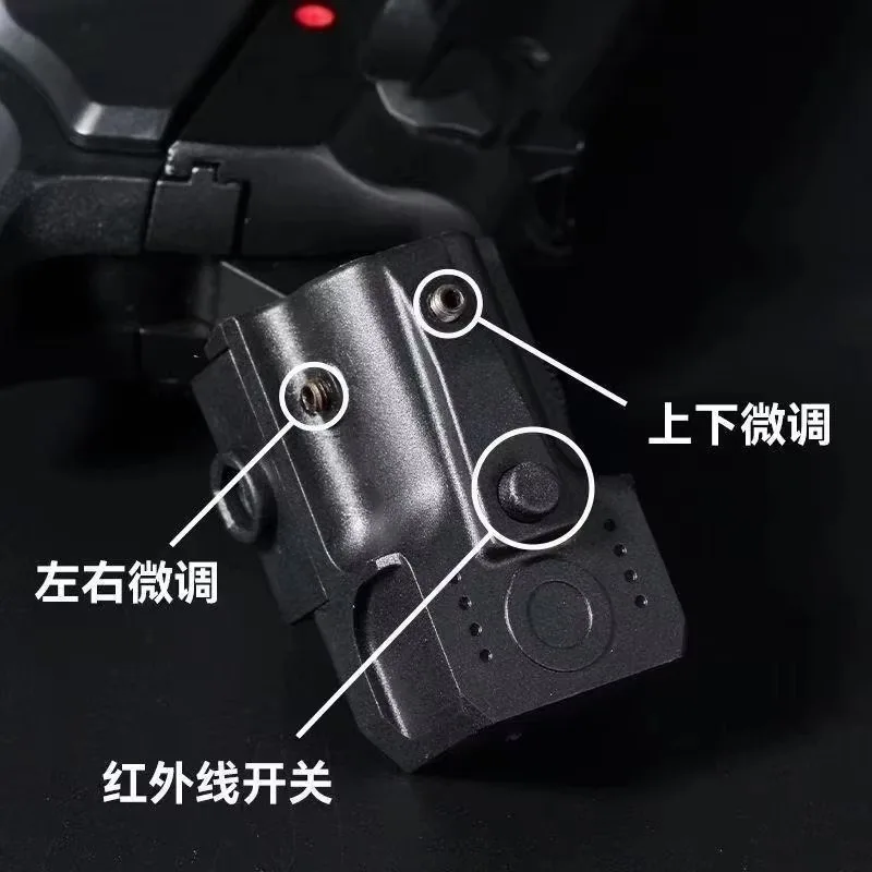 Stable Lock Portable Beam Indicator, Mini Nylon Rail Attached Decoration Supply for Hobby Model Build
