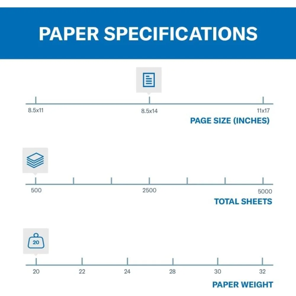 Carta colorata, carta per stampante Goldenrod da 20 libbre, 8,5 x 11-10 Ream (5.000 fogli) - Prodotto negli Stati Uniti, carta pastello, 103168C