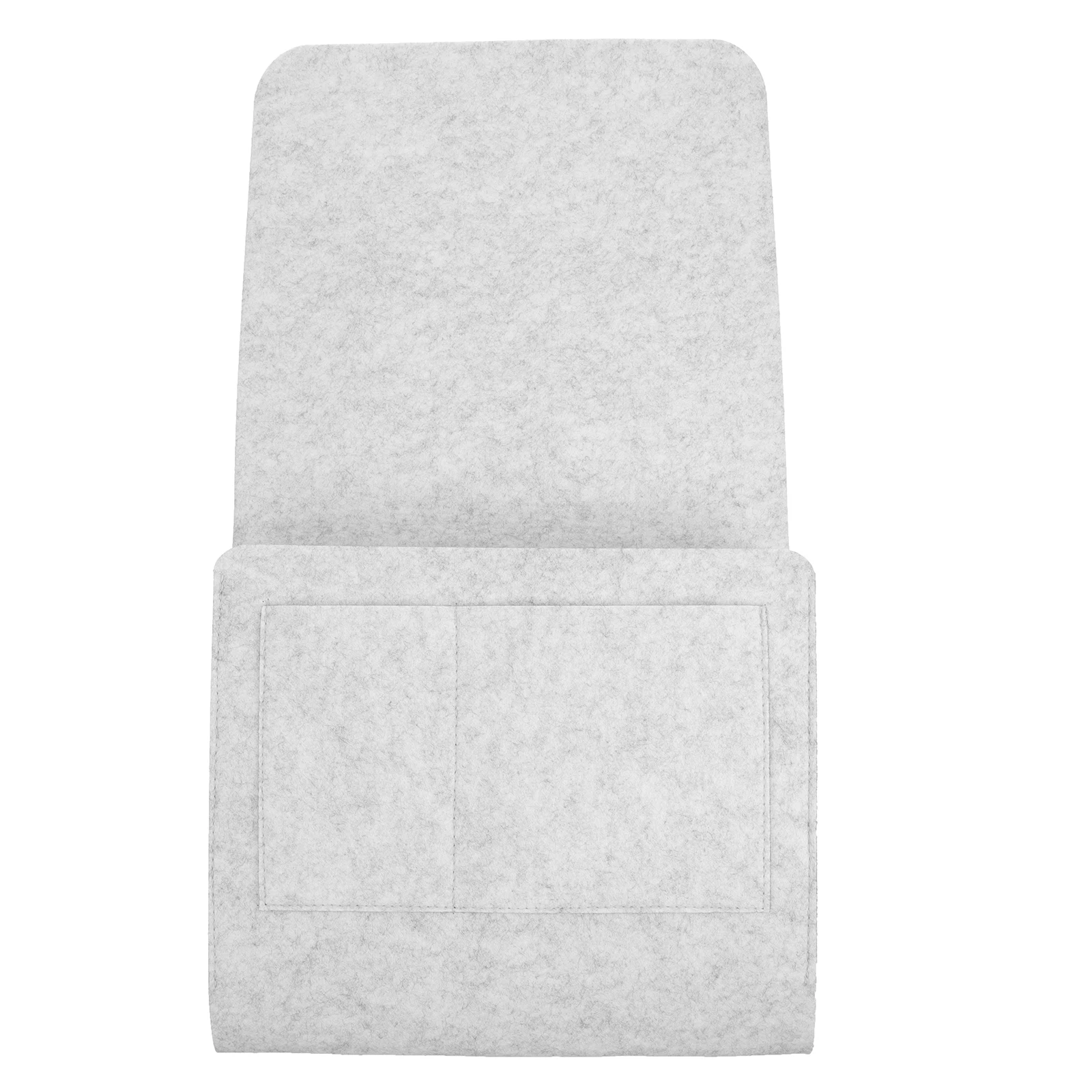 

Felt Bedside Hanging Bag Storage Pouch Multifunctional Shelf Case for Clothes Hangers Couches Reinforced Modern