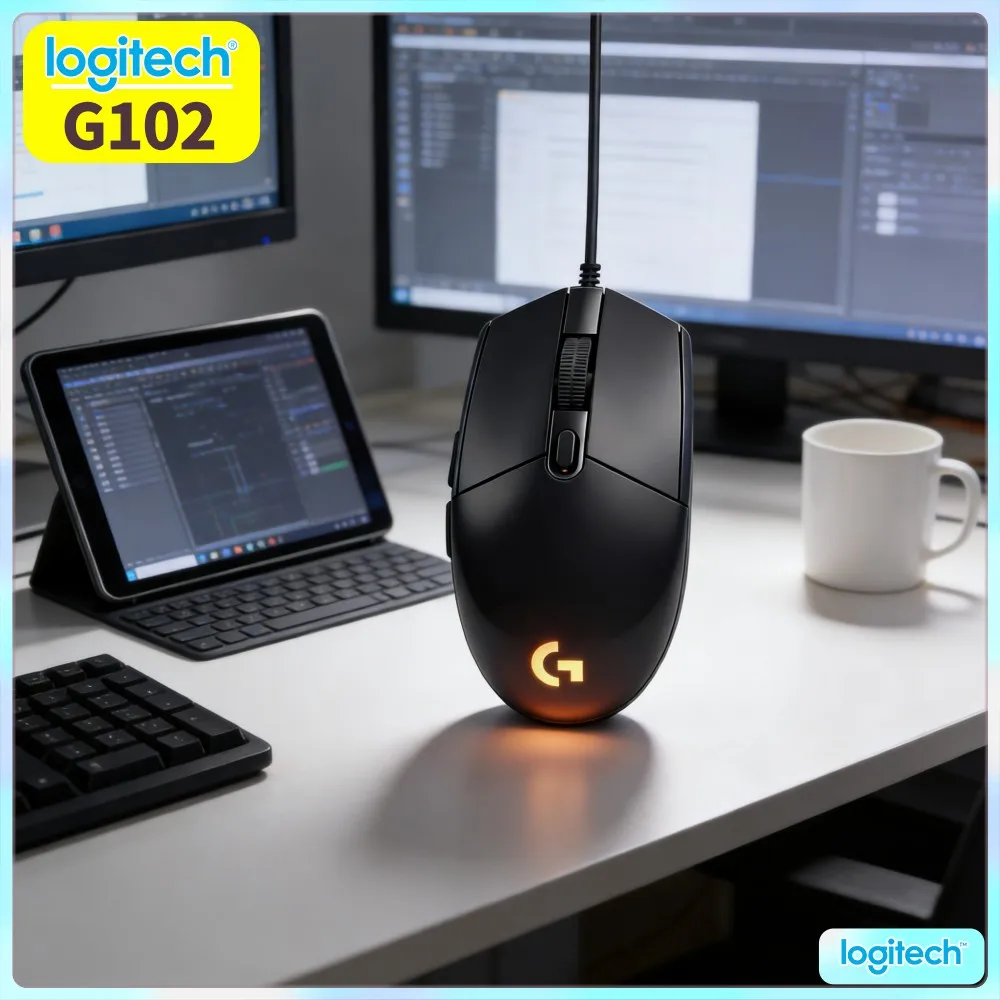 Logitech G102 Prodigy Gaming Mouse,Cost Effective Professional Gaming Mouse,Ideal For Student Home Station