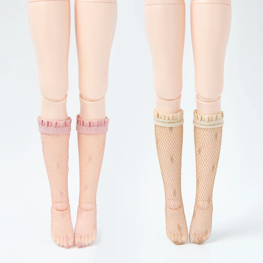 Blyth Socken Spitzenstrümpfe im Lolita-Stil Lange Strümpfe für Azone Momoko OB24 Spitze für OB22 OB27 YMY Puppenzubehör – Detail 4