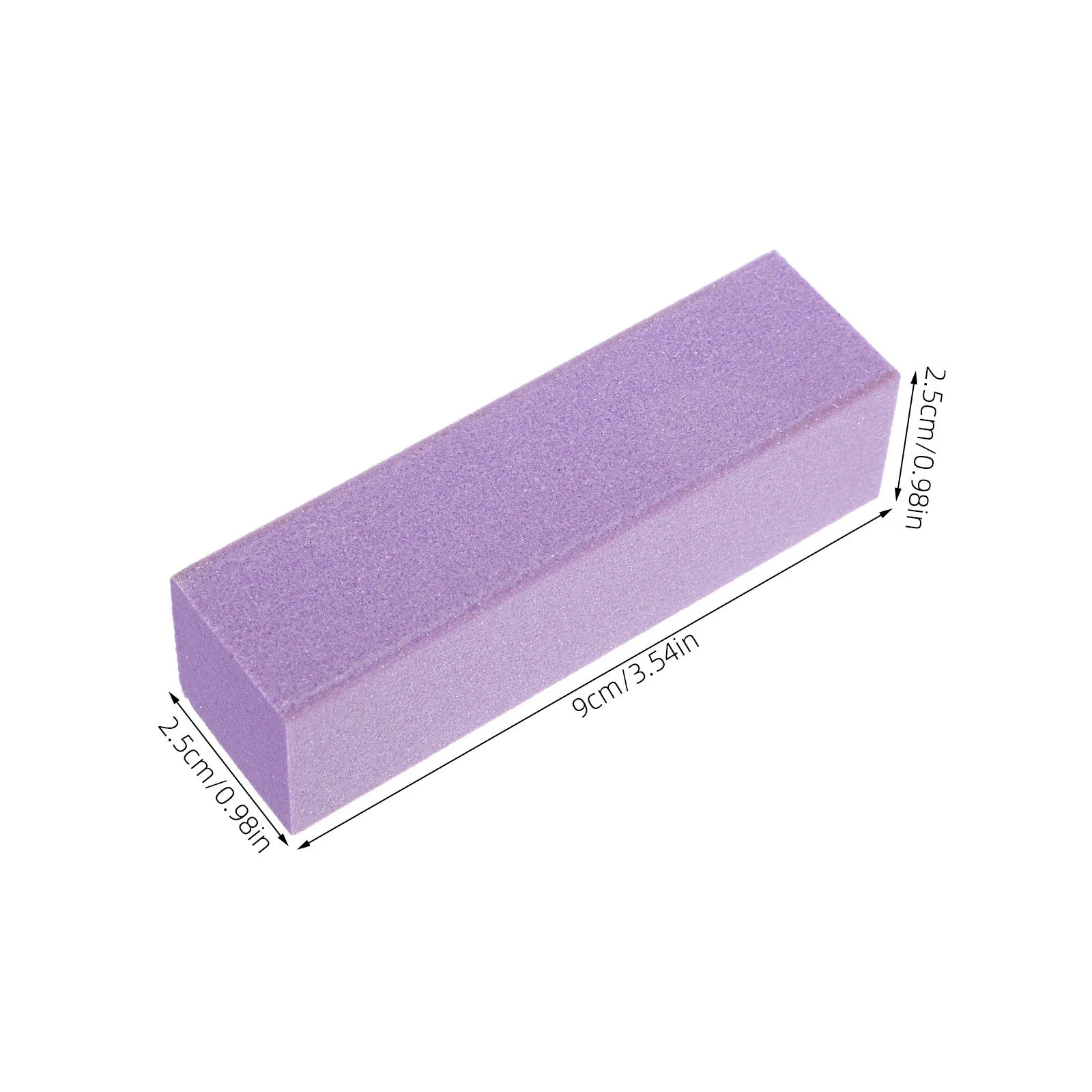Bloques amortiguadores para uñas, limas duraderas para manicura, herramientas pequeñas de esponja portátiles para pulir y limar uñas, 10 Uds.