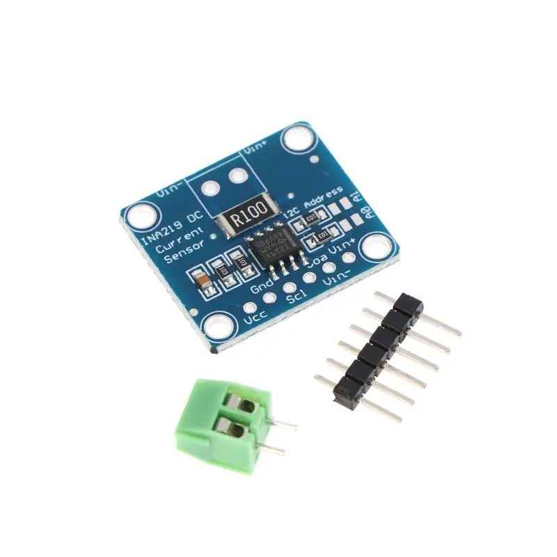 1/3/5pcs INA219 Module Blue Board DIY 3V-5V IIC I2C MCU-219 Bidirectional Current Power Supply Monitoring Sensor Module