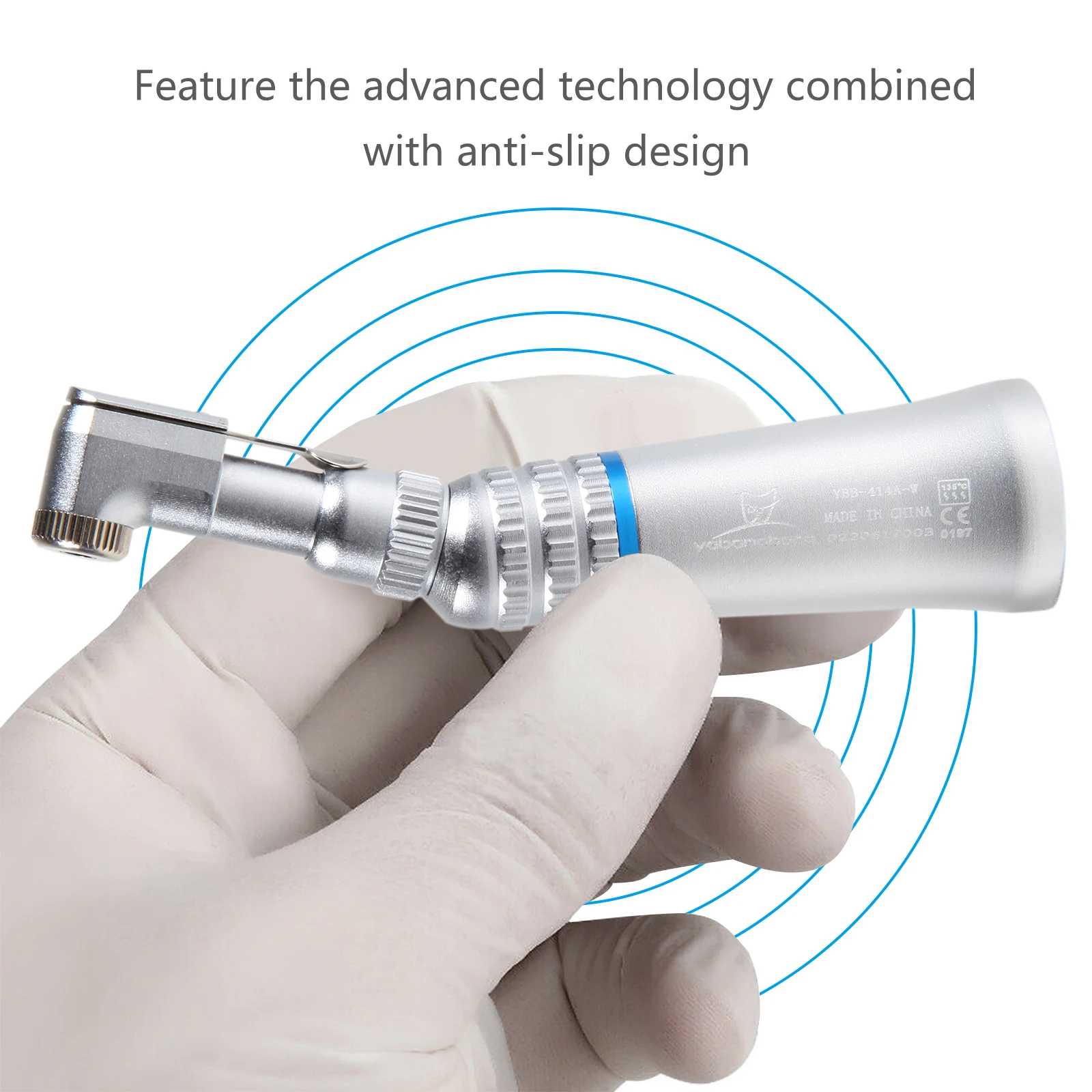 Vendita calda a bassa velocità de ntal manipolo spruzzo esterno contrangolo manipolo in acciaio energia elettrica turbina a bassa velocità de ntal a