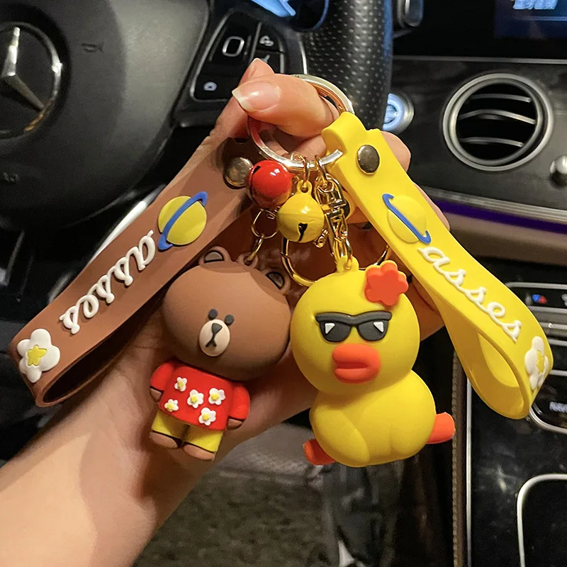 

miniso Plush keychains, car pendants, couple's exquisite bags, and trendy key chains